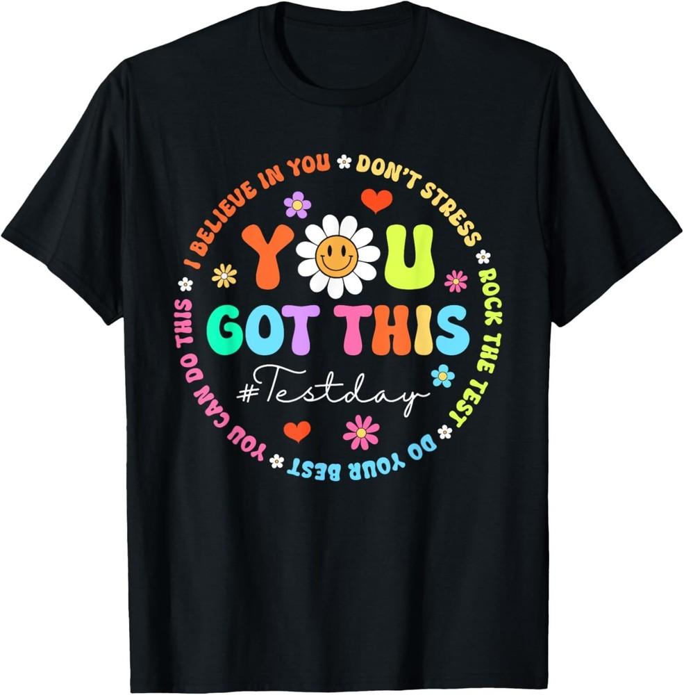 Test Day Rock The Test Teacher Testing Day You Got This Kids T-Shirt Unisex T-Shirt XL