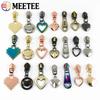 Meetee 5-50 Stück 5# Nylon Reißverschlussanhänger Kleidung Taschen Reißverschlüsse Reparatur Schieber für Plastikreißverschlüsse Herz Reißverschlusskopf Griff Nähzubehör