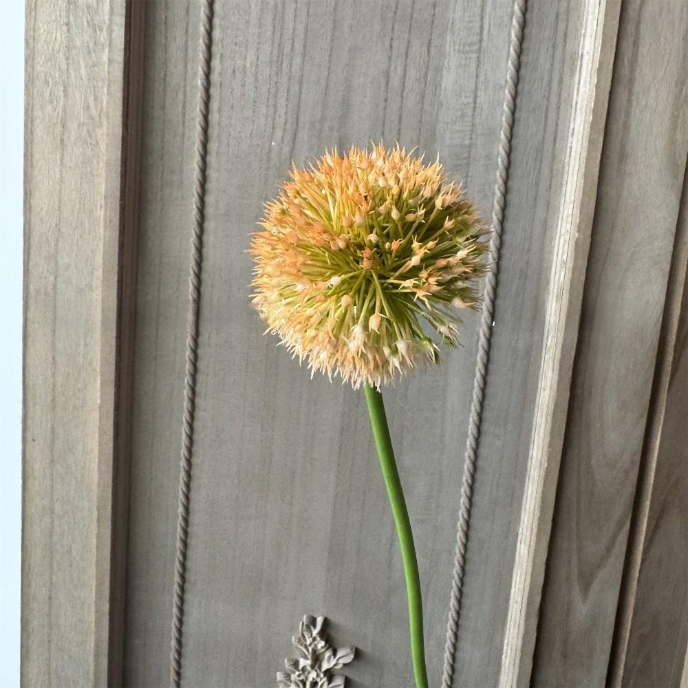 Scallion Balls Artificial Onion Ball Flowers Single Dandelion Branch Flower  Living Room Ornaments