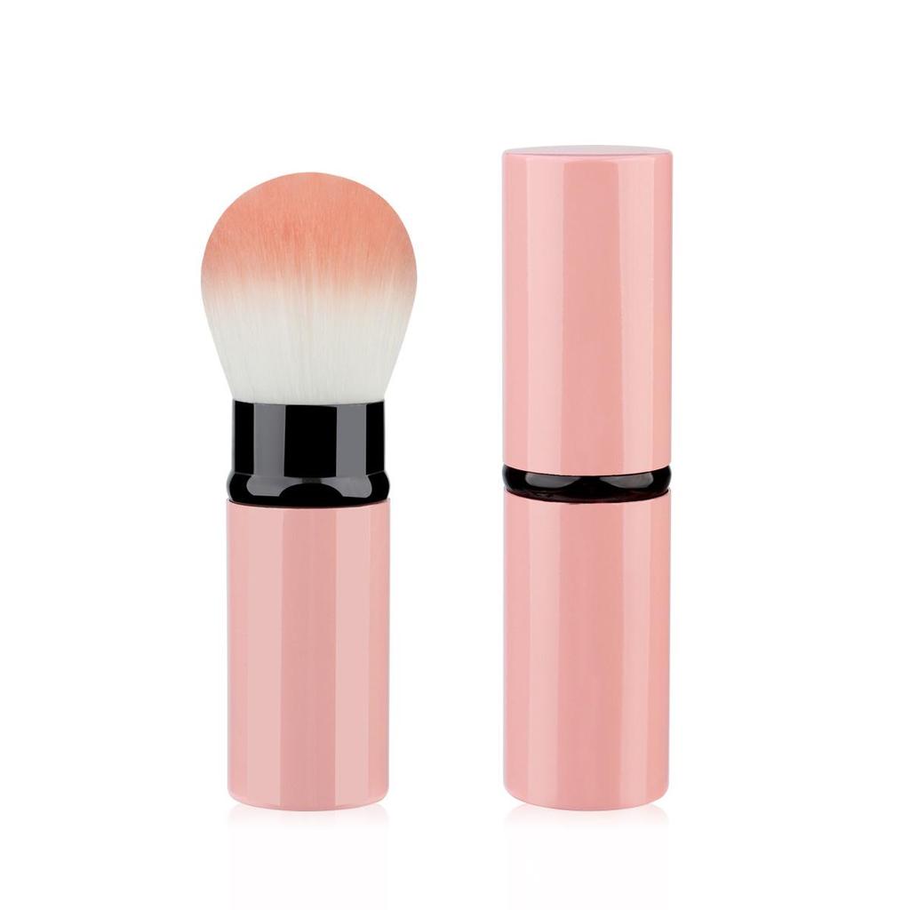 Teleskopischer Multifunktions-Make-up-Pinsel - Weicher Haar-Reisepinsel für Puder, Rouge und Foundation