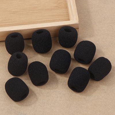 Headset Microphone Sponge For Motorcycle Intercom Helmet Bluetooth Headset Microphone Sponge 10Pcs
