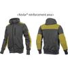 Motorcycle Protective KV Parka 1290 Protector CE Standard Level 2 Gray L [KOMINE] JK-604 Fall/Winter/Spring 07-604 Men's