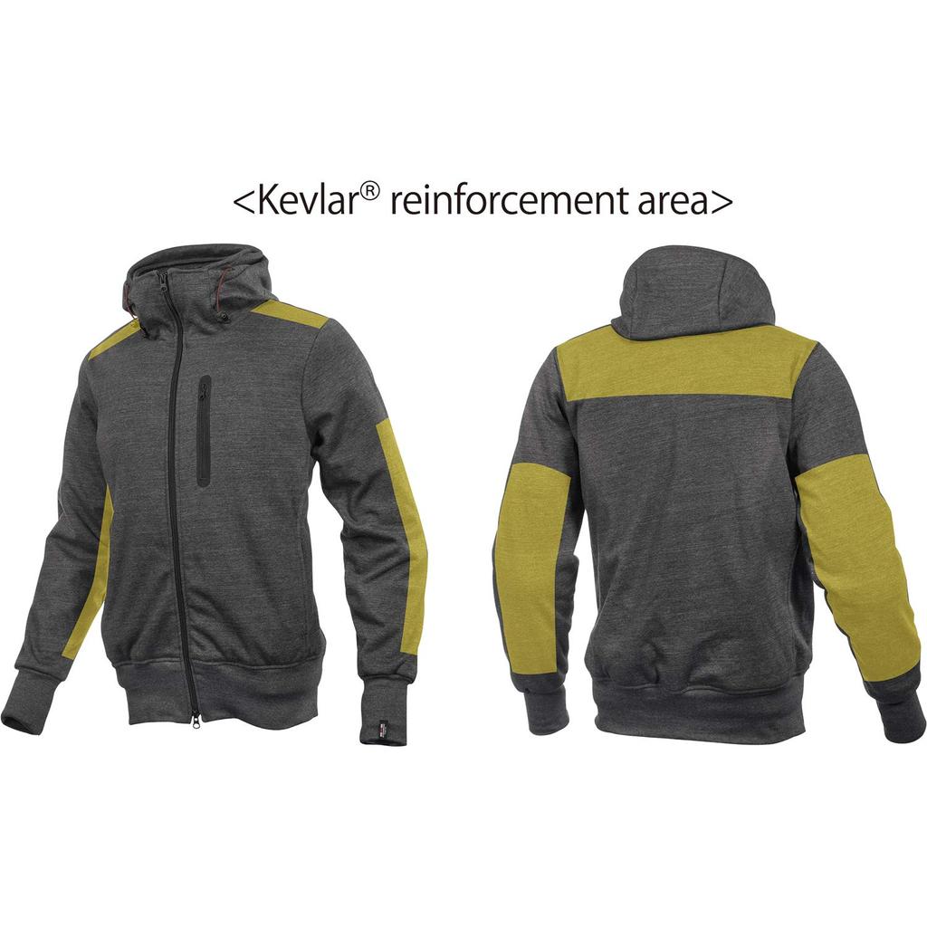 Motorcycle Protective KV Parka 1290 Protector CE Standard Level 2 Gray L [KOMINE] JK-604 Fall/Winter/Spring 07-604 Men's