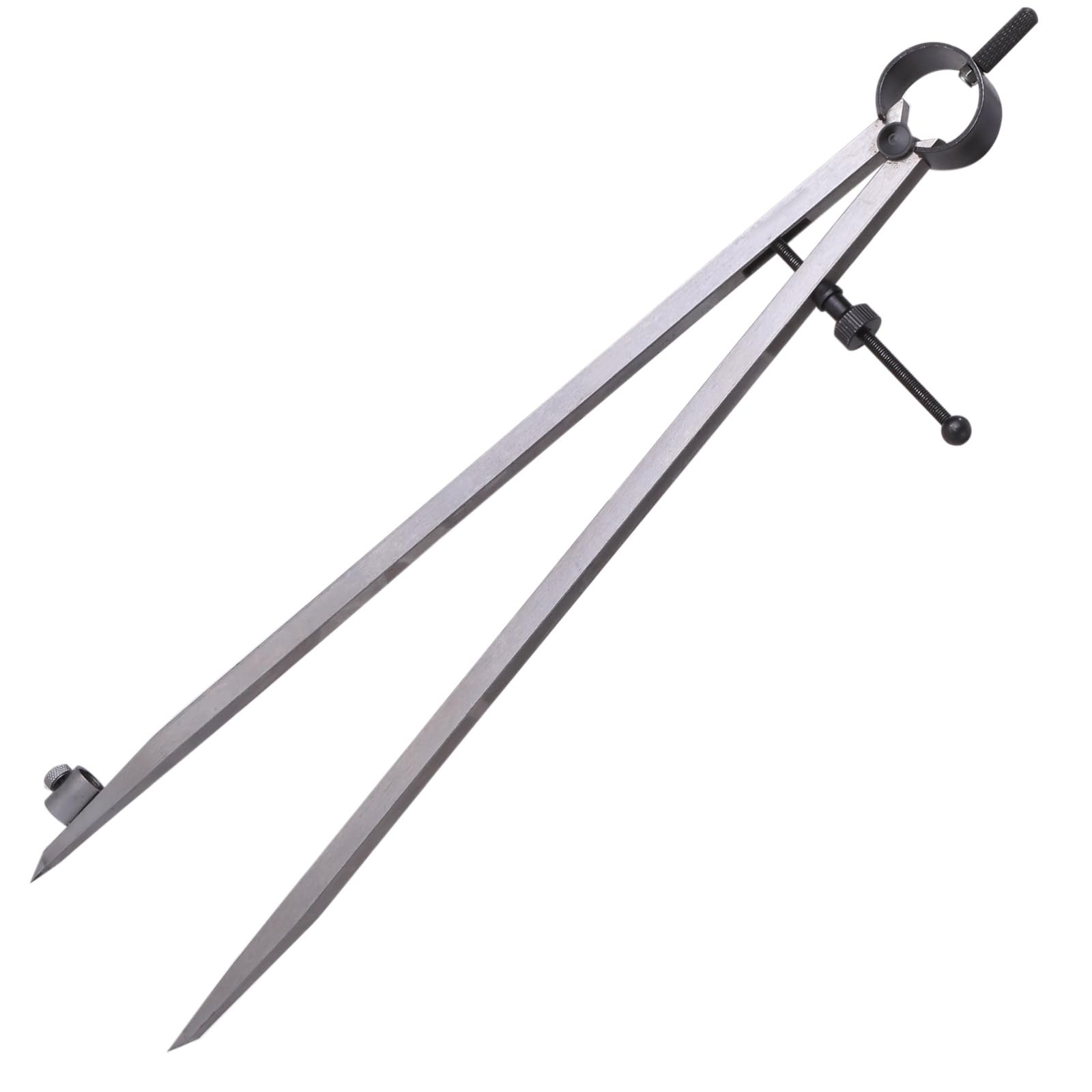 

Rubonarie Steel Compass Spring Compass Steel with Pen Holder (Silver 300mm)