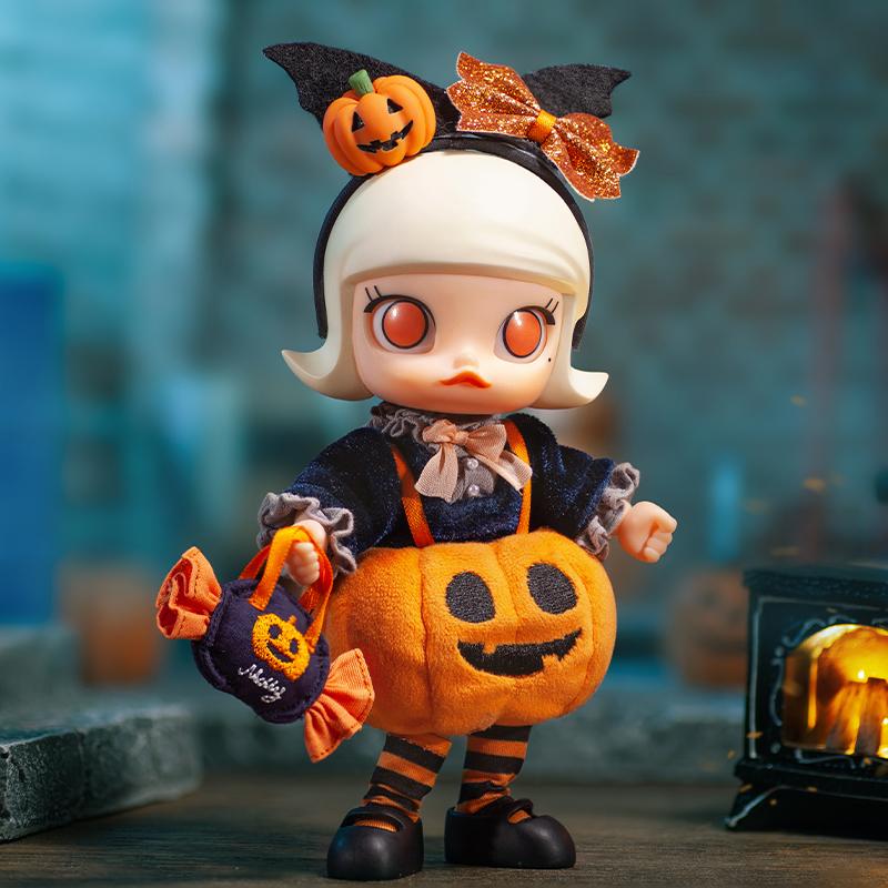 New POP MART MOLLY Halloween Demon Trendy Figures 14cm 210950056