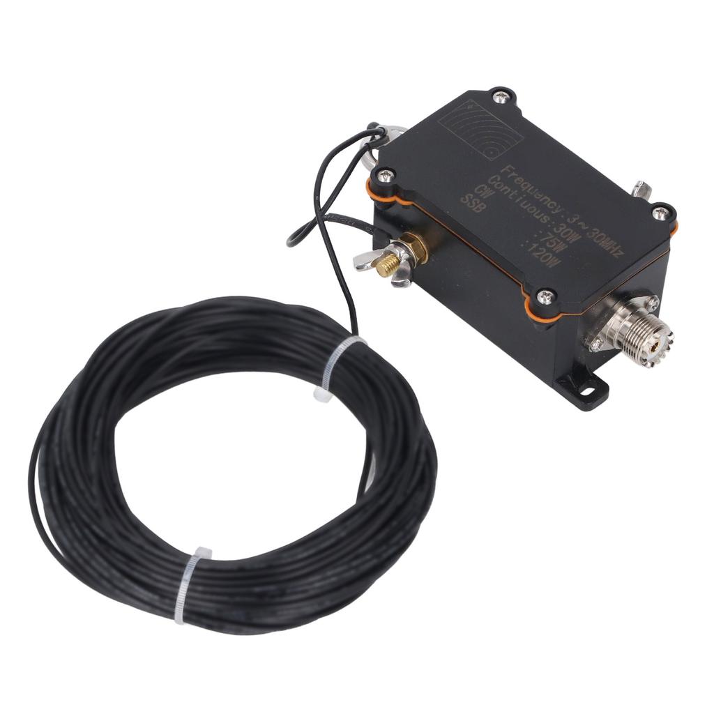 EFHW Antenna 3-30MHZ 1:49 Balun SSB120W 20m Length Portable Shortwave Radio Antenna