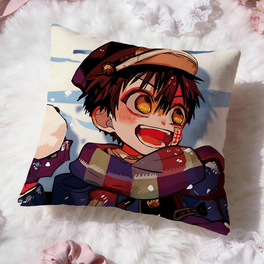 b-Bound Hanako-kun Cushion Cover Premium Comfort Reversible Pillow Cove -Two in One Design for Any Room & Car Interior