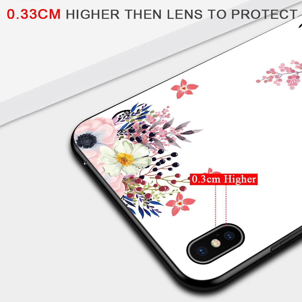 Wunderschöne Aquarell-Blumen-Schutzhülle aus weichem TPU-Silikon