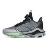 Anta Kids Non-Slip Shock Absorbing Low-Top Basketball Shoes Kids Sneakers Black Green 312221110-8