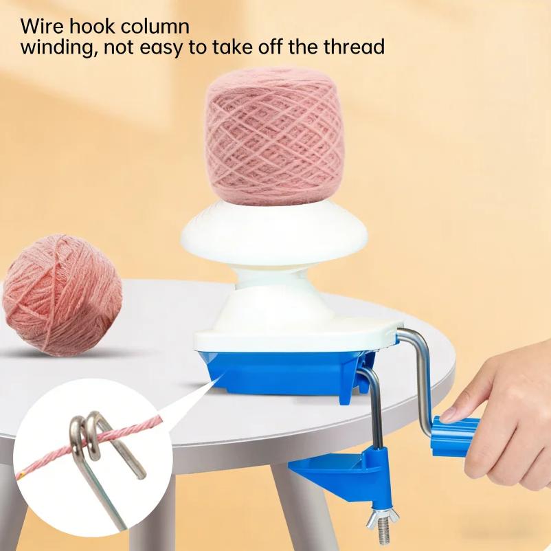 Manual yarn spinning and winding machine, small yarn ball sorting and winding machine