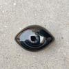 Eagle Eye Black Banded Agate Gemstone, 50.35 Carat, 28x20x13 MM Size.
