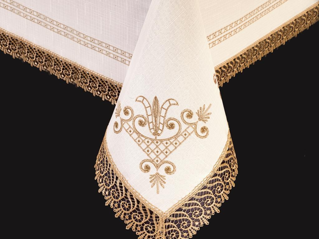 Gipiurowy obrus Lale z nadrukiem Es