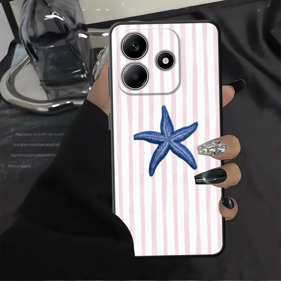 Case for Xiaomi Redmi Note 12S 11 13 12 Pro Plus 10 9 8 Pro 9s 11S 10S Soft Back Phone Cover Marine Animals
