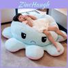 Cute Dualsided Octopus Stuffed Animal With Pp Cotton Filling For Sofa And Playroom Use