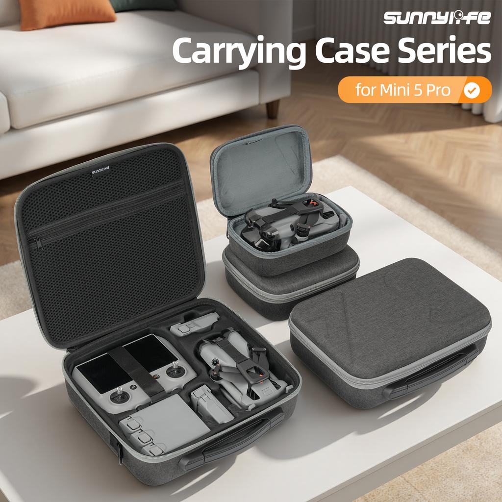 Portable Combo Bag For DJI Mini 5 Pro Large Capacity Storage Bag Protective Carrying Case For DJI Mini 5 Pro Drone Accessories