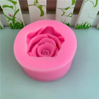Flower Bloom Rose Shape Silicone DIY 3D Cake Mold Fondant Soap Cupcake Candy Chocolate Jelly Decoration Baking Tool Moulds