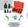 Socket Adapter Driver and Wrench Conversion Kit Set of 6 Multifunctional Socket Adapter Kit for Automotive Carpentry