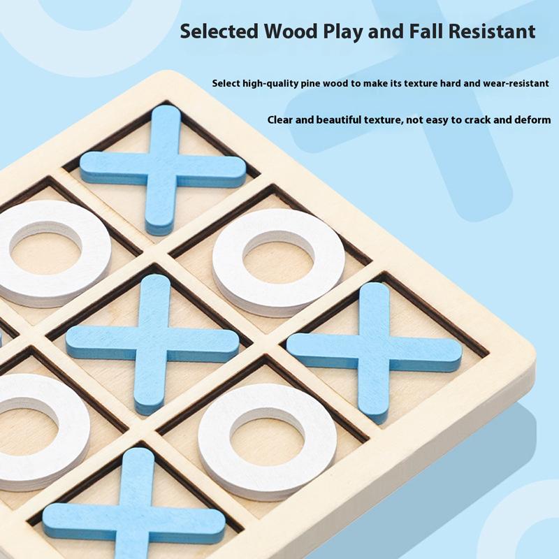 2pcs, Tic Tac Toe Board Game - Classic Family Game for Kids