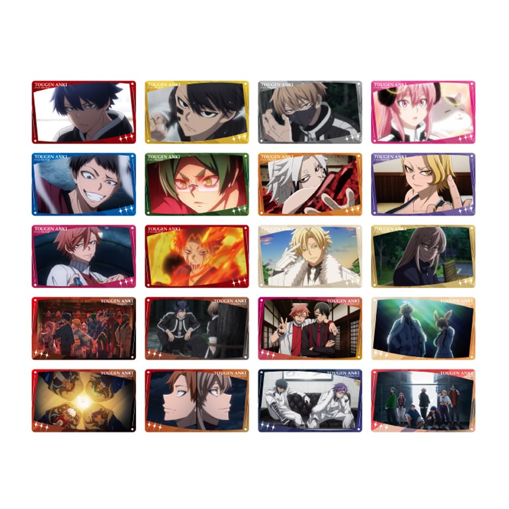 ТВ Аниме [Tougen Anki] Коллекция прозрачных карт, коробка на 10 штук