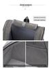 Foldable Pet Backpack: Breathable Panoramic Double Shoulder Bag for Cats and Dogs