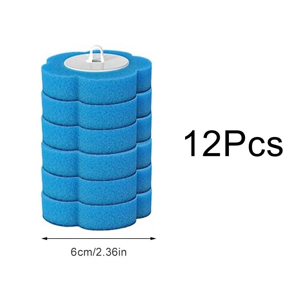 Disposable Toilet Brush Head, 6/12/24PCS Disposable Replacement Brush Head Set