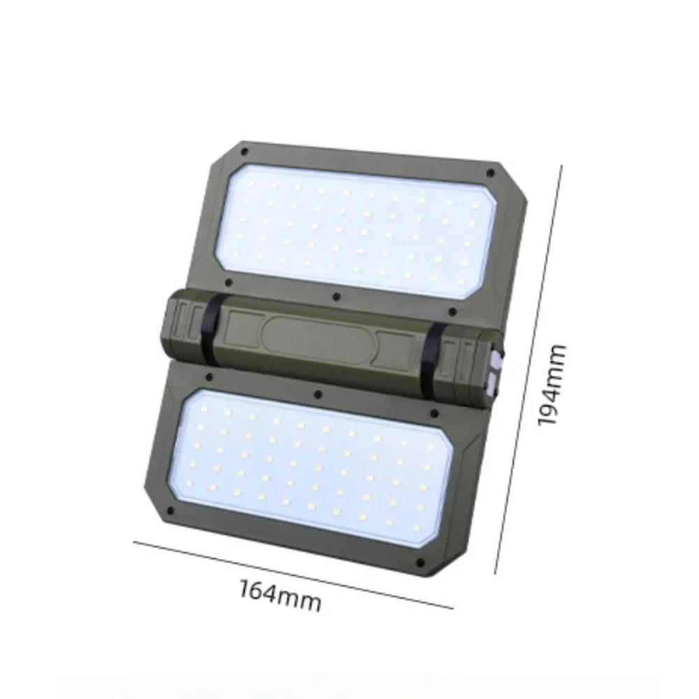 5000mAh Portable Solar Camping Light,Rechargeable Flashlight with Magnetic,Hook,Waterproof,Camping,Outdoor,Fishing,Car Repair,Tent