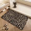 Leopardenmuster Fußmatte Nordischer Stil Schlafzimmer Wohnzimmer Fußmatte Haus Balkon Anti-Rutsch Alfombra
