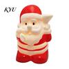 Vinyl Desktop Nightlight Christmas Night Light, Santa Snowman Elk Bell Figurine Lamp, Glowing Small Festive Room Accents LED Tabletop Decor,