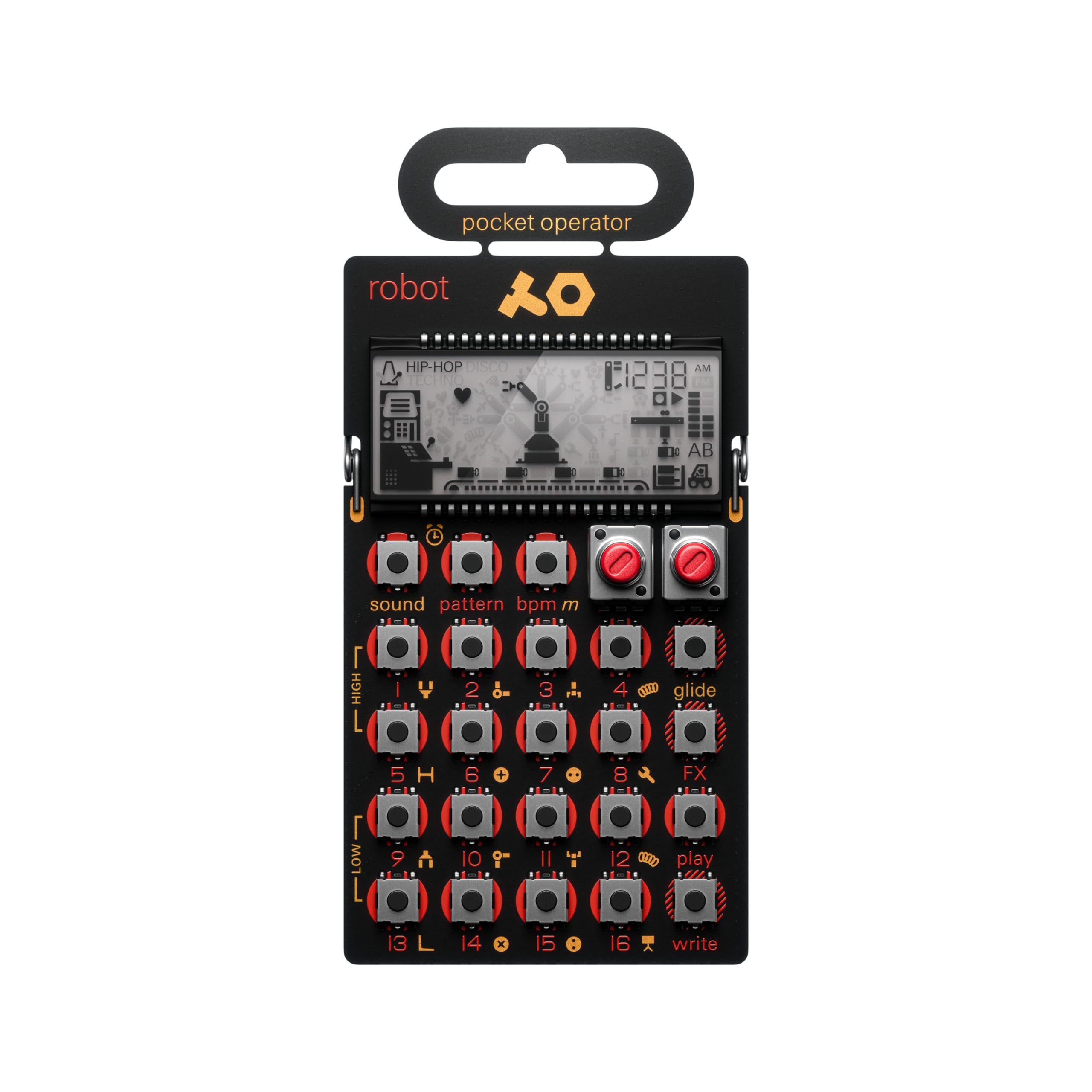 

Teenage Engineering Pocket Operator Synth Robot 8-bit PO-28 [Official Import] чёрный