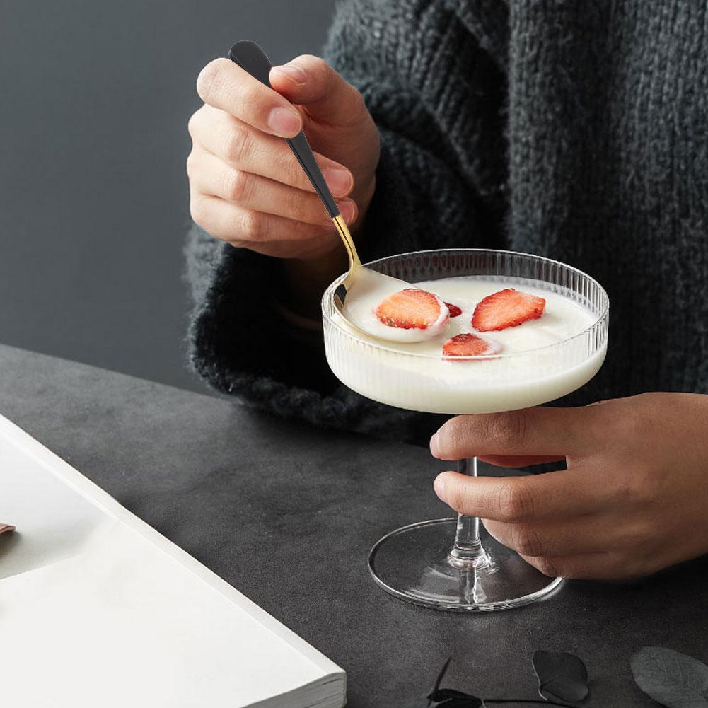 Stainless Steel Soup Spoon Home Use Rounded Spoon for Restaurant Household Kitchen Use