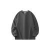 Unisex Oversized Solid Color Crewneck Hoodie Long Sleeve Casual Sweatshirt Men Women Winter Daily Wear