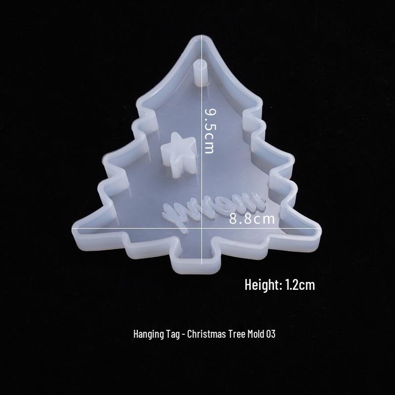 Poppy DIY Silicone Mold for Christmas Tree & Reindeer Keychain/Pendant Decoration