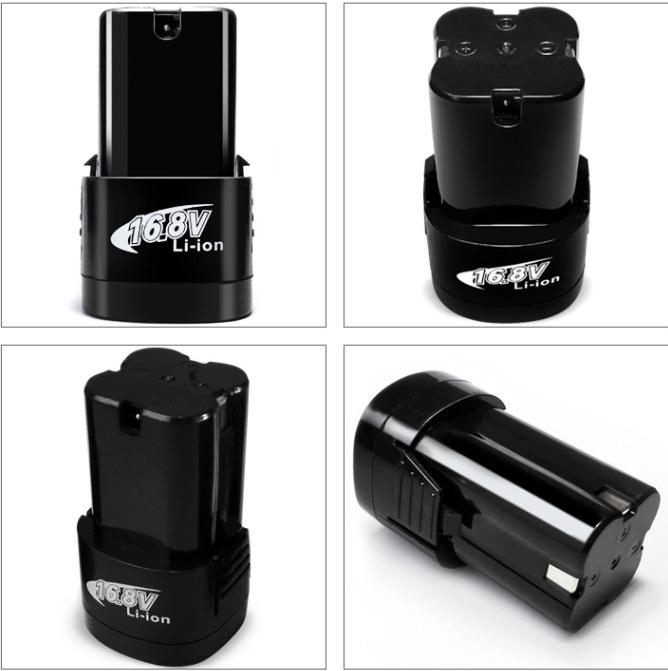 12V/16.8V Rechargeable Electric Drill with Lithium Battery & Charger, Cordless Hand Screwdriver