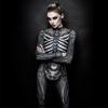 Halloween Costume Party Dress Up Gothic Male Female Skull Skeleton Horror Ghoul D Digital