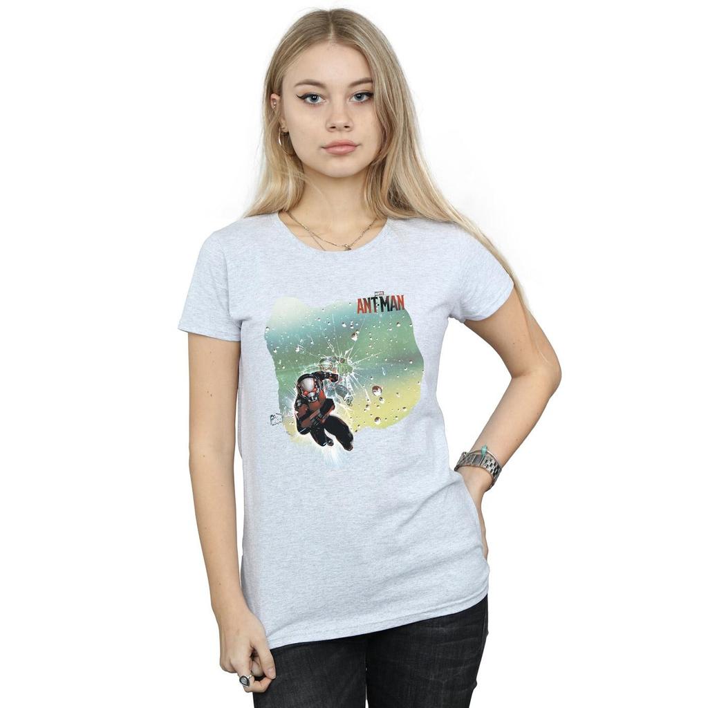 Marvel Womens/Ladies Ant-Man Shatter Cotton T-Shirt