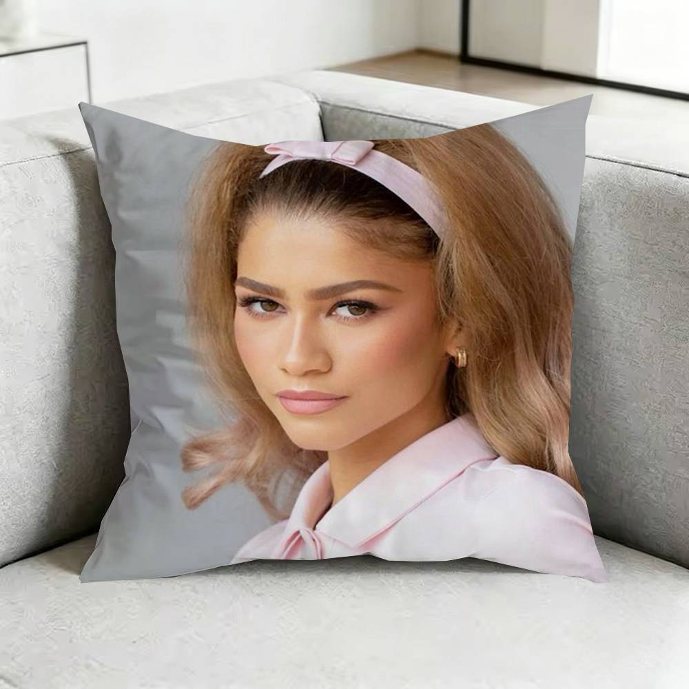 ZendayaA Rue Bennett Pillow Case Square DoubleSided Sofa Cushion Cover Bedroom Bedside Pillow Gift