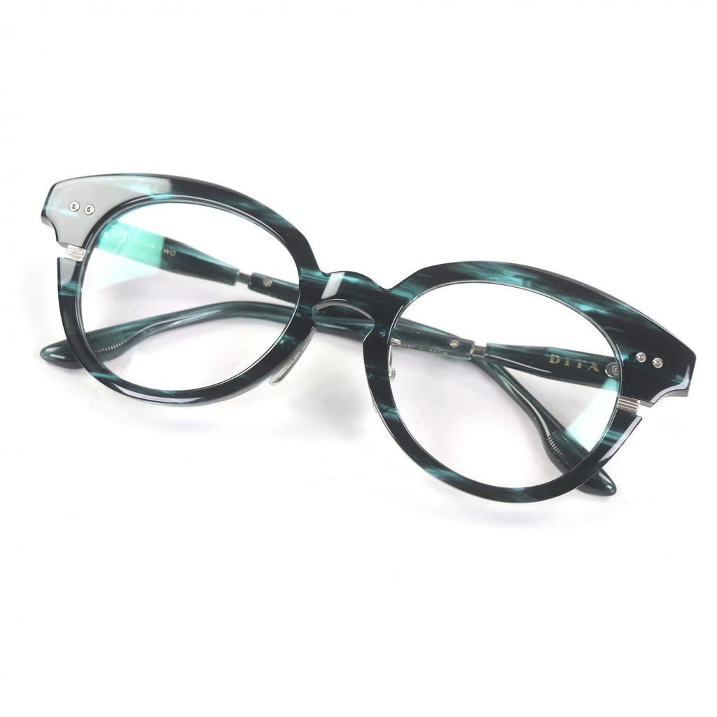 Excellent DITA Glasses LINEUS-TWO Marble Pattern Boston Used