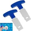 Pool Jet and Plugs Removal Tool Metal Construction for Long Use in Various Pool Environment