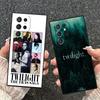 Twilight Saga Edward Soft Phone Case for Samsung Galaxy S26 S25 Edge S24 Ultra S23 Plus S22 S21 FE S20 Black Cover Back Shell