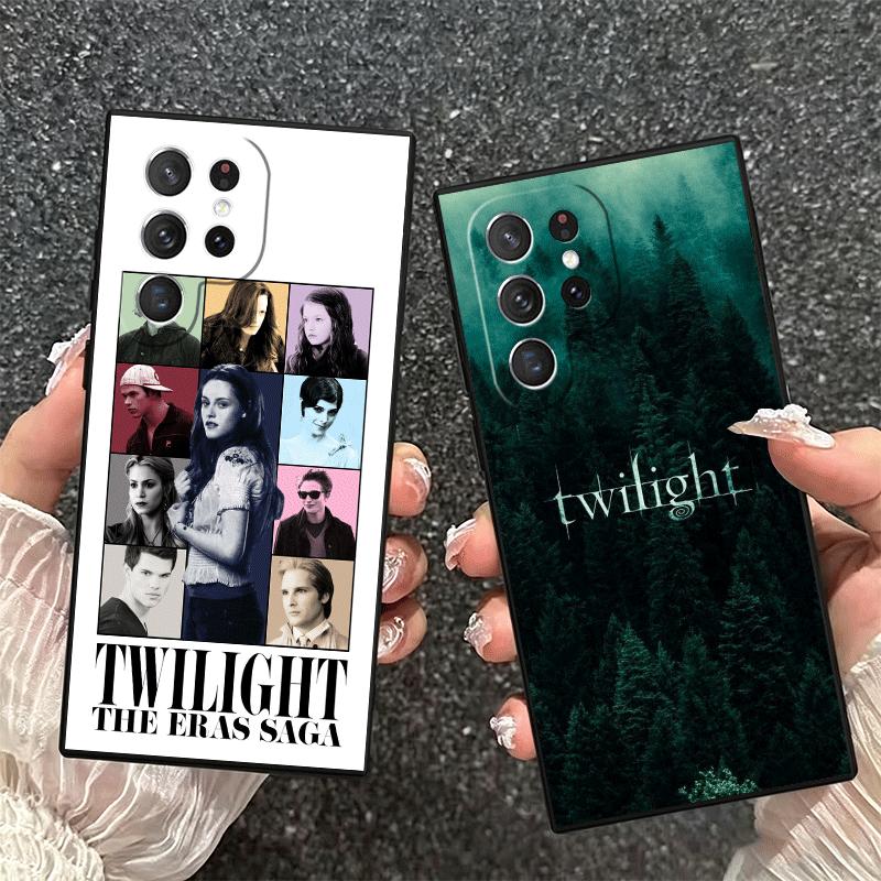 Twilight Saga Edward Soft Phone Case for Samsung Galaxy S26 S25 Edge S24 Ultra S23 Plus S22 S21 FE S20 Black Cover Back Shell