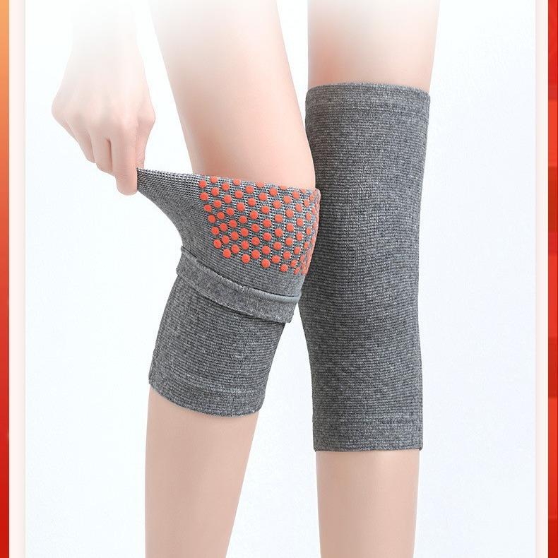 

Хлопковые наколенники из пеноматериала Вязаные Дышащие Защита от пота Колено Мужчины и Женщины Старые Холодные Суставы Ног Теплые Утолщенные Накладки для Ног Наколенники M code, one pair