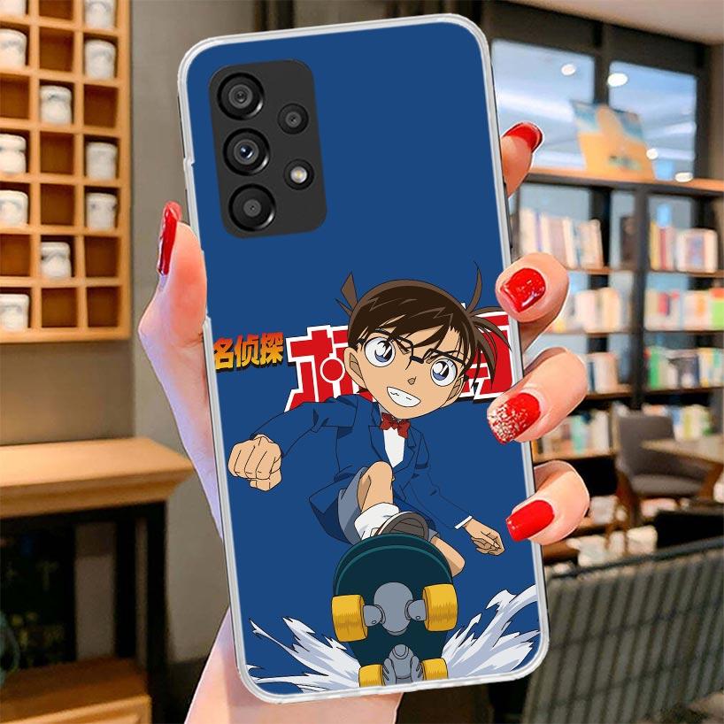Anime Conan Phone Case For Samsung Galaxy A17 A37 A57 A16 A26 A36 A56 A15 A25 A35 A55 A14 A24 A34 A54 A13 A23 A33 A53 Galaxy A16