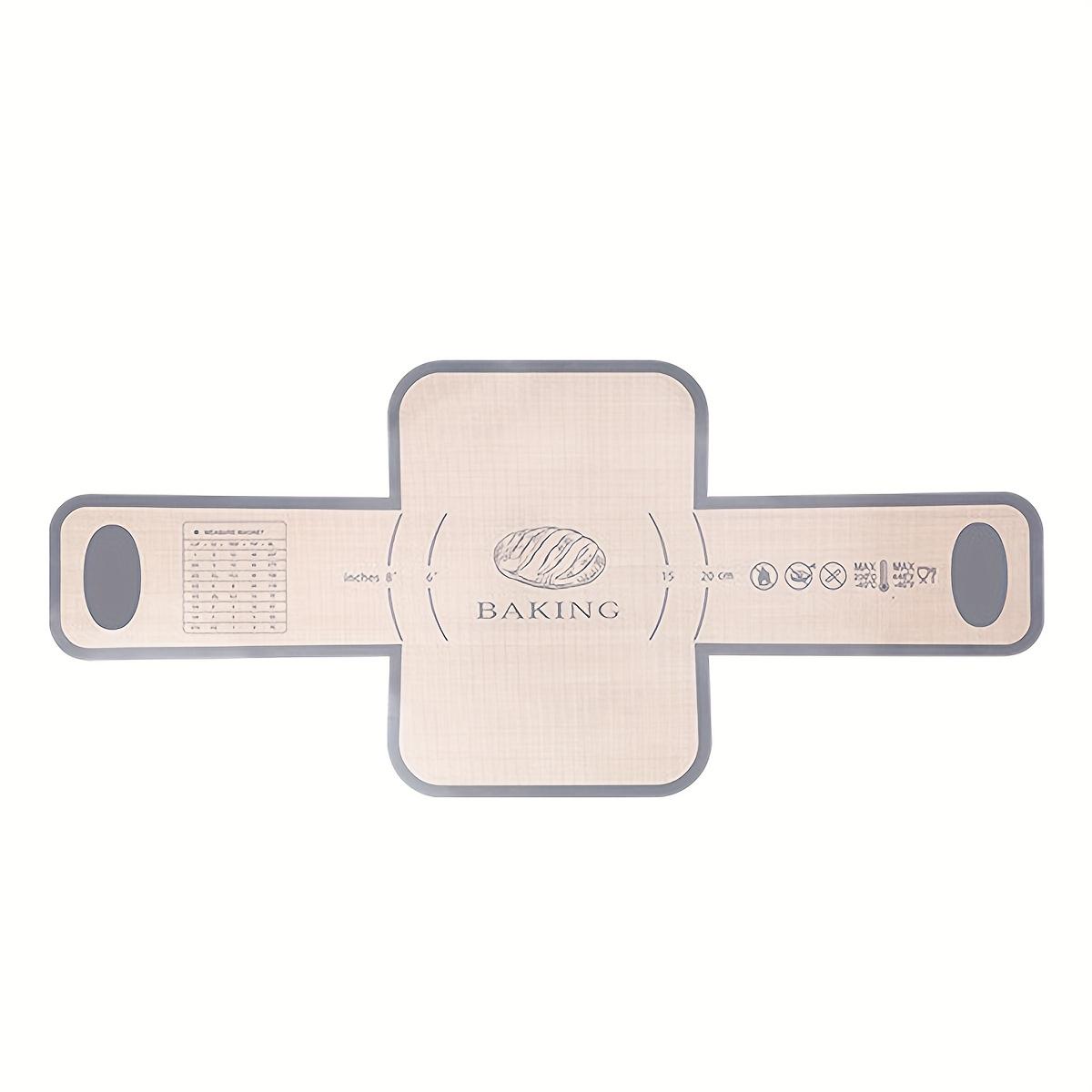 

D2 Silicone Bread Mat Sling Loaf Pan Liner Reusable Heat Resistant Baking Mat with Long Handle Non Stick Easy Clean Baking Liner Option1 серый