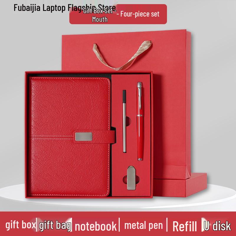 Luxury Oil Paper Texture Notebook Set: Custom Diary, Memo Pad & Gift Box with Optional Logo Printing. Perfect for Corporate Souvenirs.