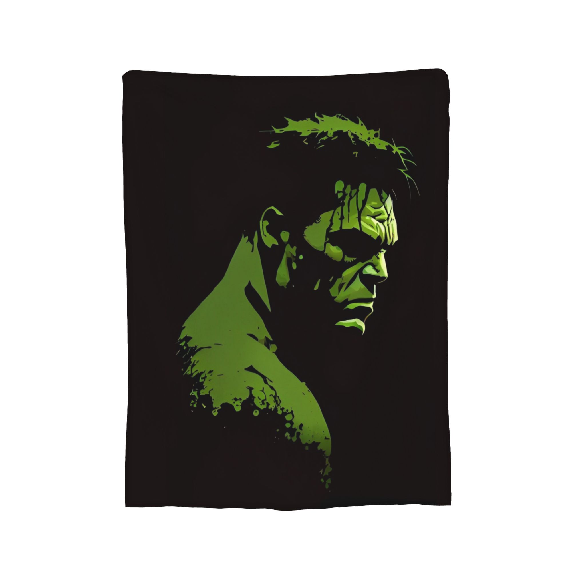 Hulk Cute Cartoon Knitted Blanket Flannel Throw Blanket Bedding Couch Printed Soft Warm Bedspreads, 75x90cm