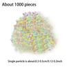 Glowing Stone 3mm-5mm Luminous Gravel Accessories DIY Craft Materials Versatile for Fairy Garden Decoration Smooth Surface