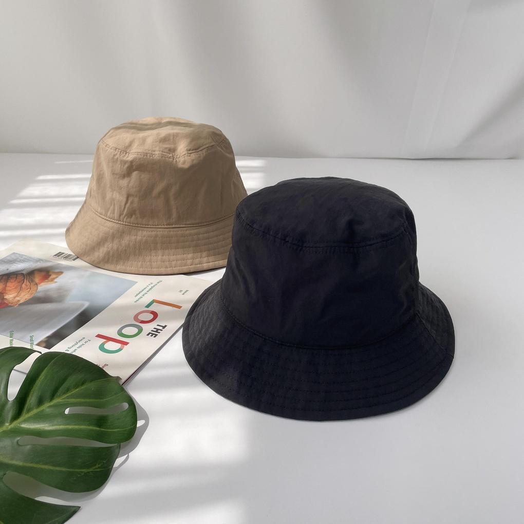 Women's and Men's Daily Solid Rustling Bucket Hat