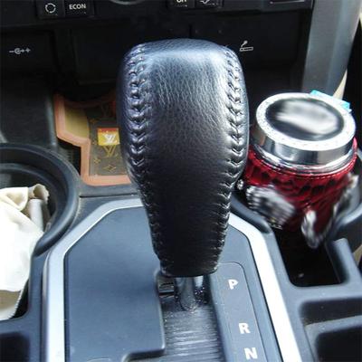 New Real Leather Gear Shift Knob Cover For Land Rover Discovery 3 Discovery 4 2004 2005 2006 2007 2008 2009 2010 2011 2012 2013