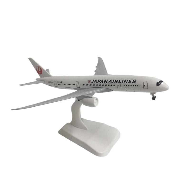 1/300 Scale 20CM Japan Airlines Boeing 787 Aircraft Model Planel Airplane Diecast Metal Planes Collect Gifts