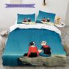 Popeye the Sailor Pattern Bedding Quilt Set  Home Decoration  Gift (1 * duvet cover + 2 * pillowcase  without core)